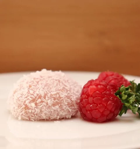 himbeere-mochi